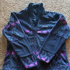 Columbia Blue and Purple Patterned Pullover